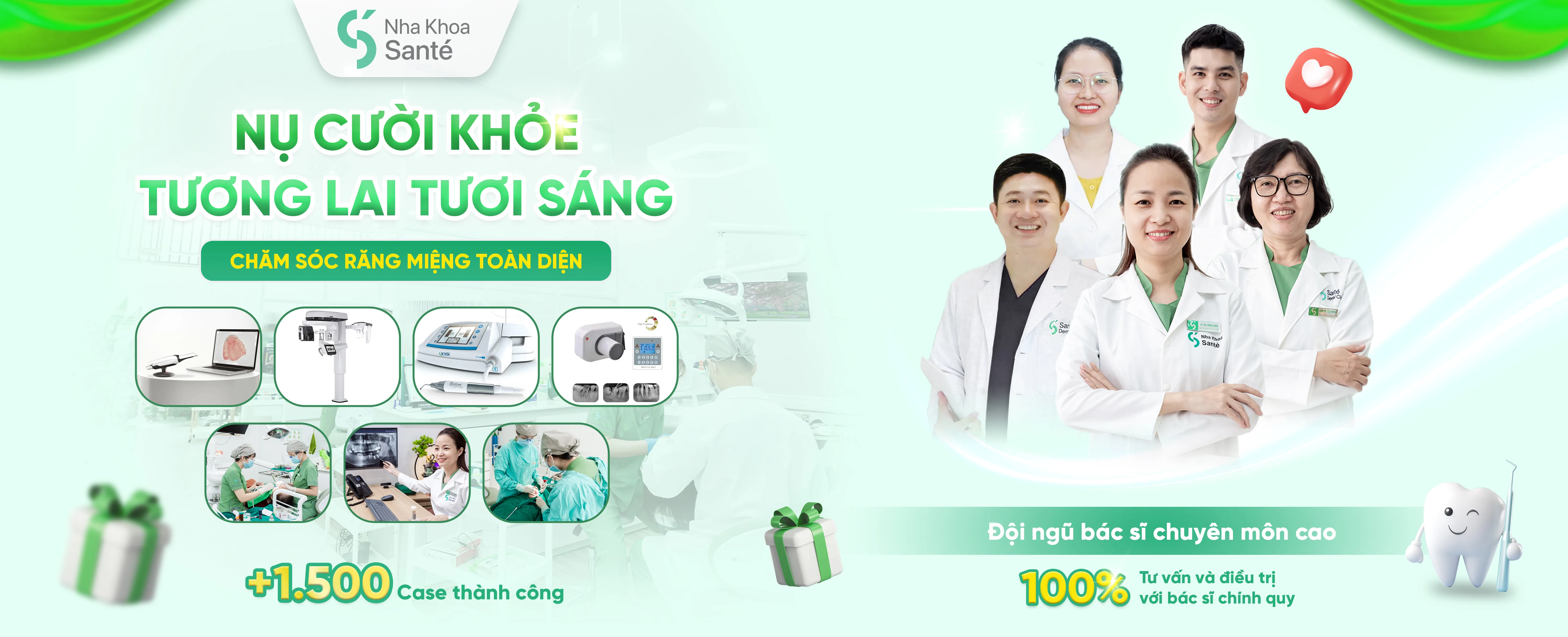 Khu vực lễ tân Santé